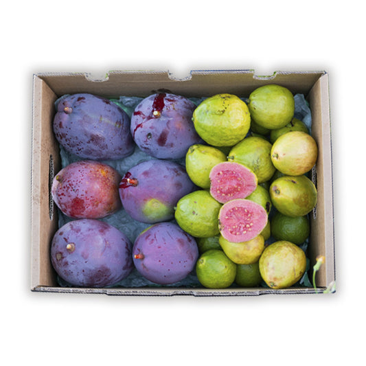 Caja 4kg Mix Guayabas Y Mangos Tropitop (2kg De Cada Fruta)