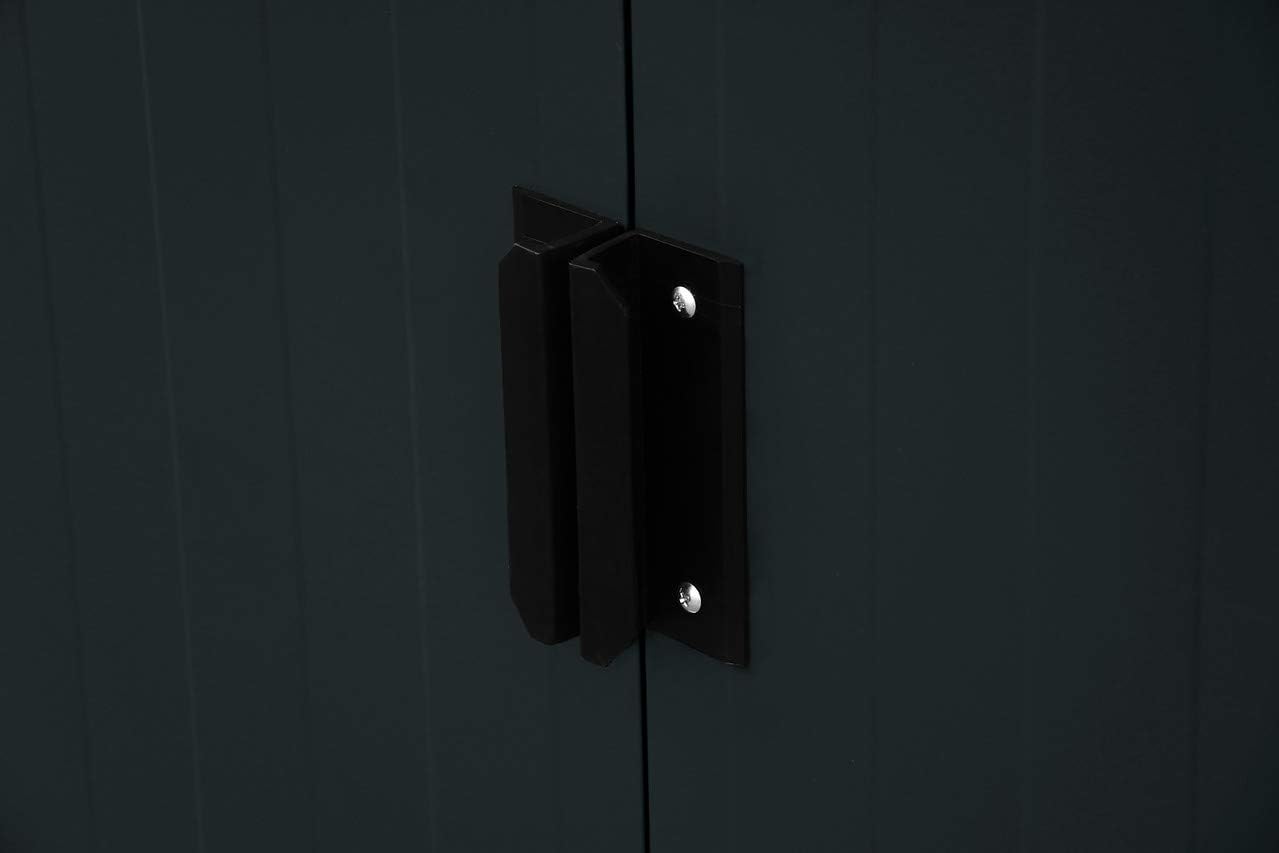 Duramax - Caseta Jardín - Top Atenea 6x4 - Metal - Color Gris Antracita_5