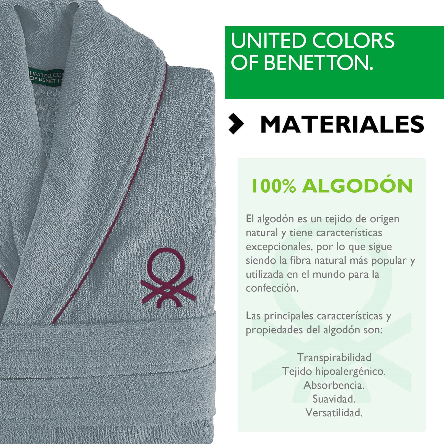 Albornoz S/m 360gsm 100% Algodón (gris)_5