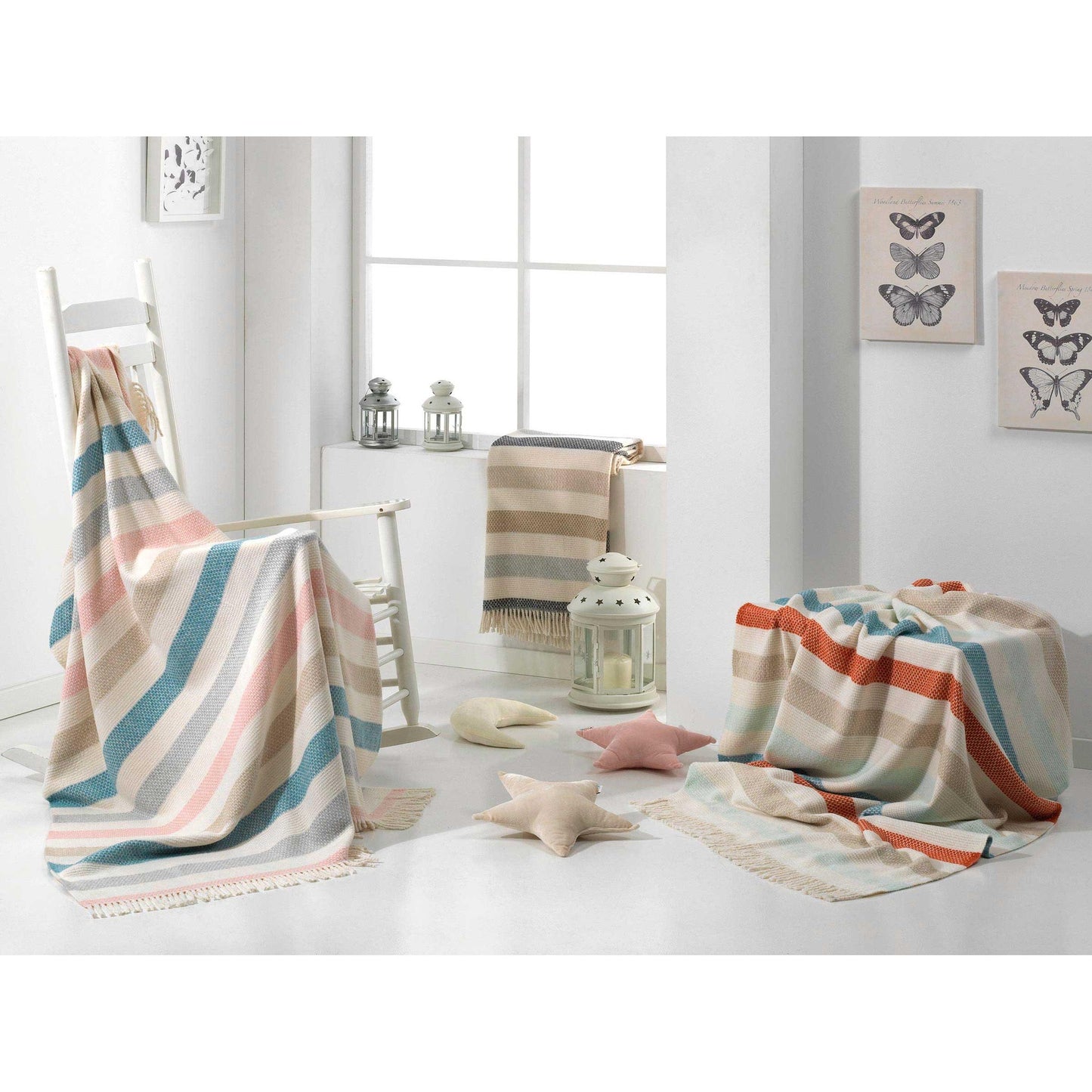 Manta Plaid DISEÑO ROSA 130x170cm