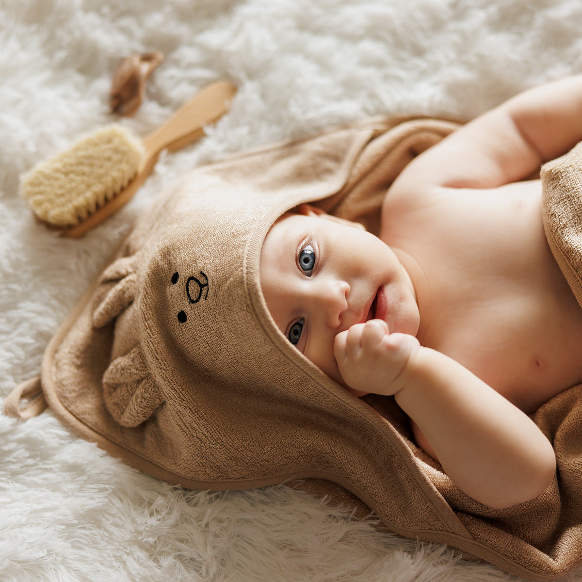 Capa De Baño Bamboo Xl Para Bebés Conejito Canela_5