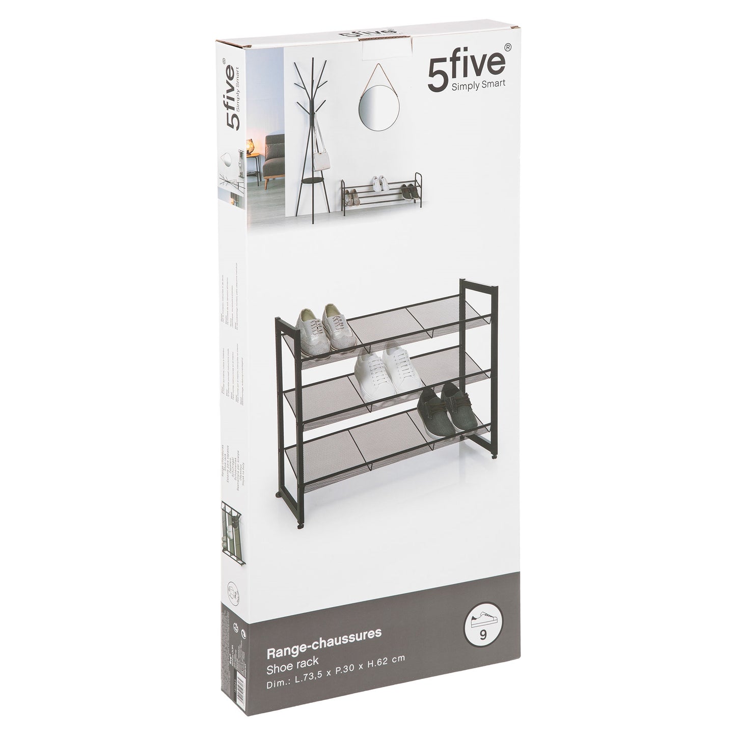 Zapatero Metálico Para 9 Pares_1