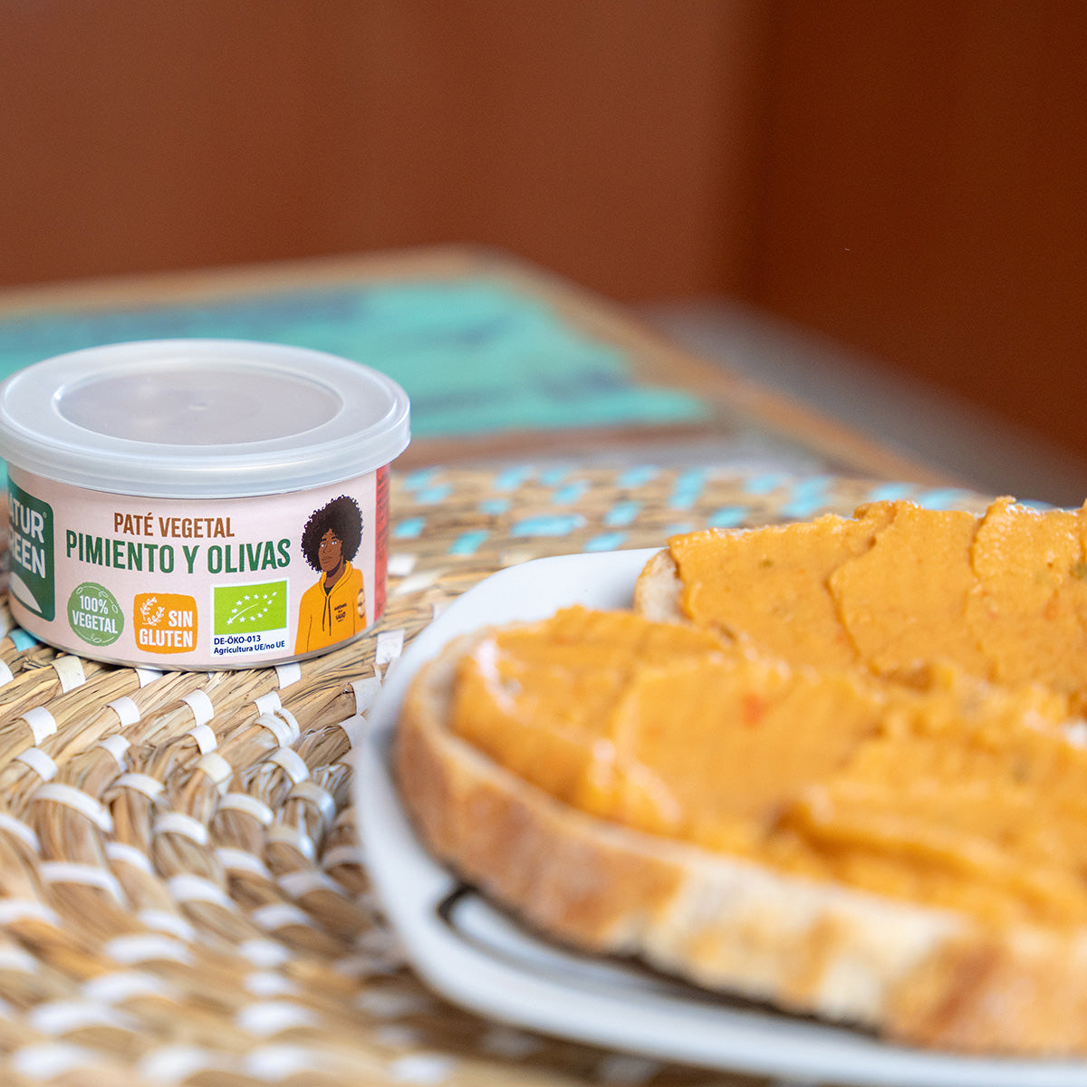 Paté Pimientos y Olivas Bio Naturgreen 125 g