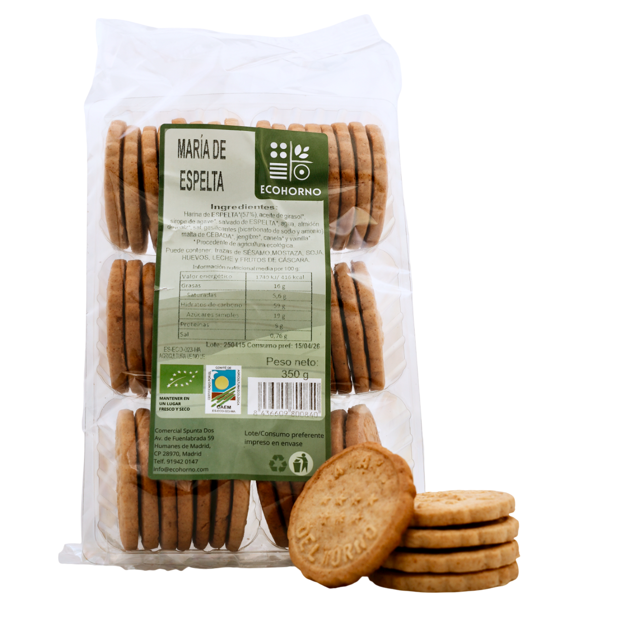 Galleta Artesanal María De Espelta 350 g_0