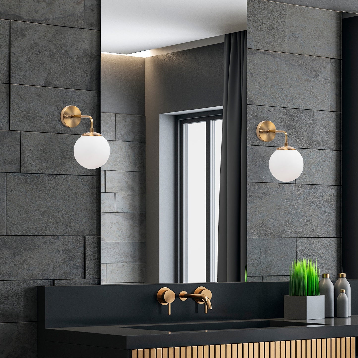 Aplique De Pared Pantalla Blanca, Metal , Vintage, 15x27x25, Casquillo E14 Max 40 W_4