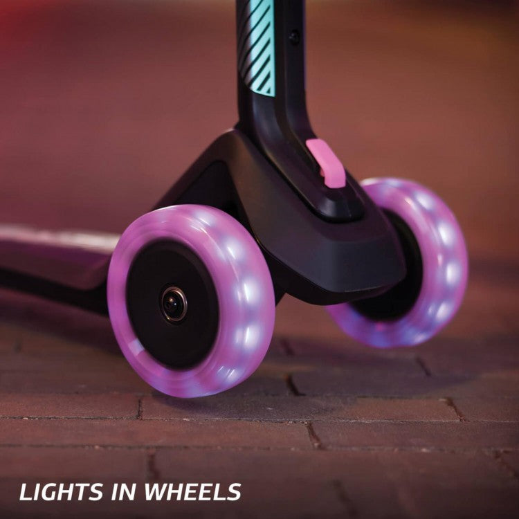 Rueda Con Luz De Led Para Patinete Berg Nexo Rosa.
