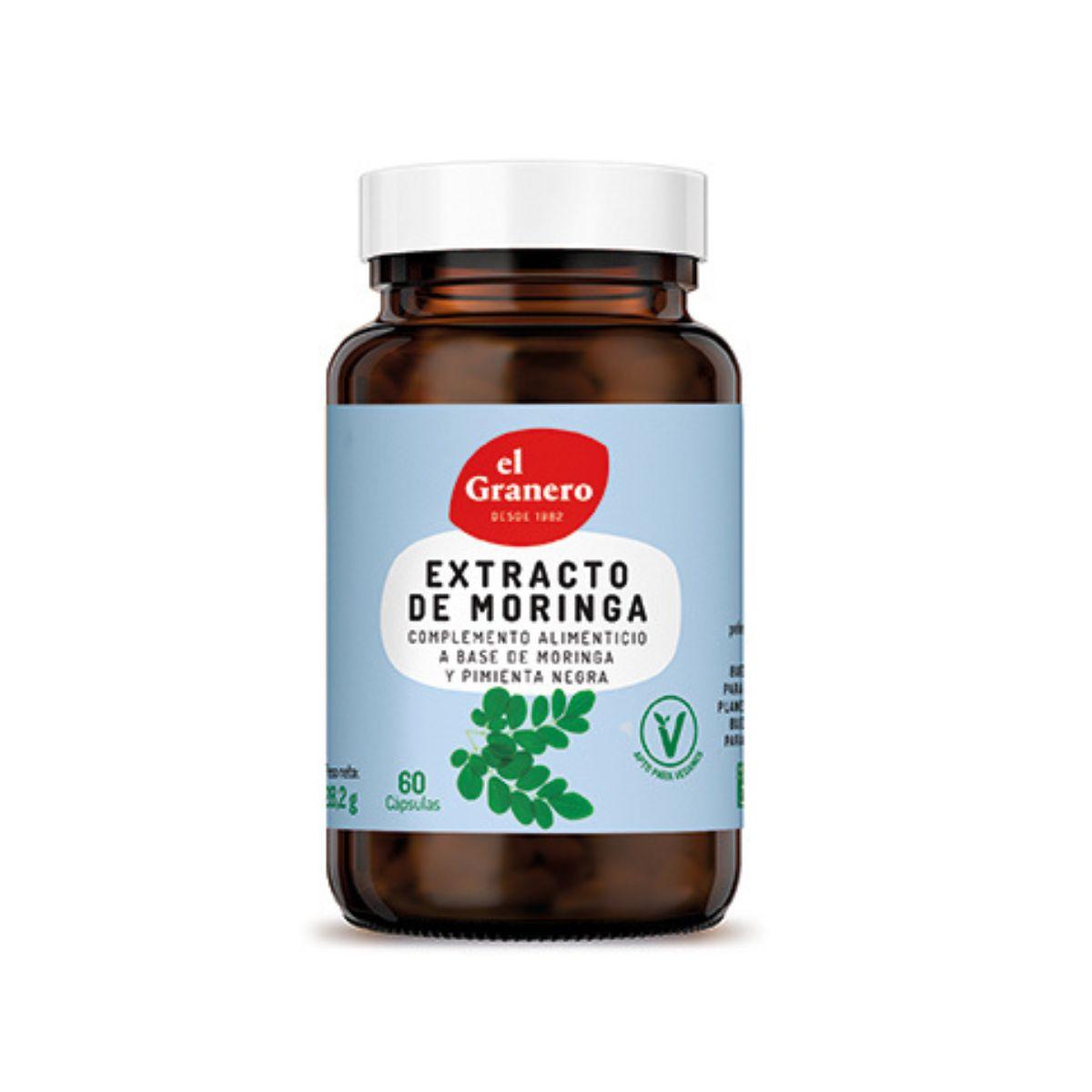 Extracto de Moringa El Granero, 60 cápsulas