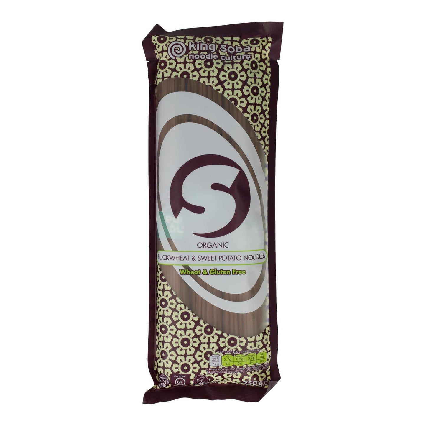 Fideos Noodles de Trigo Sarraceno y Boniato King Soba 250 g