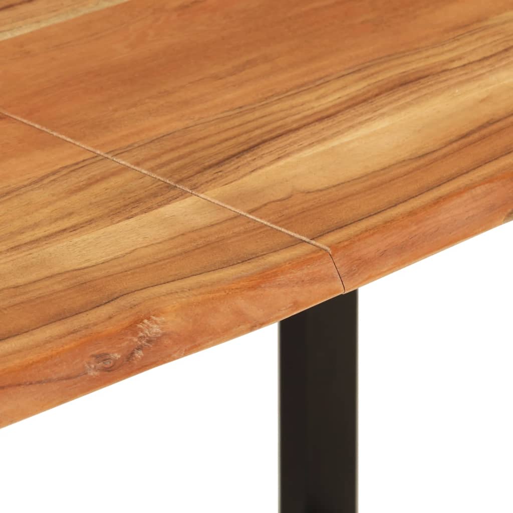 Mesa De Comedor De Madera Maciza De Acacia 180x90x76 Cm_4