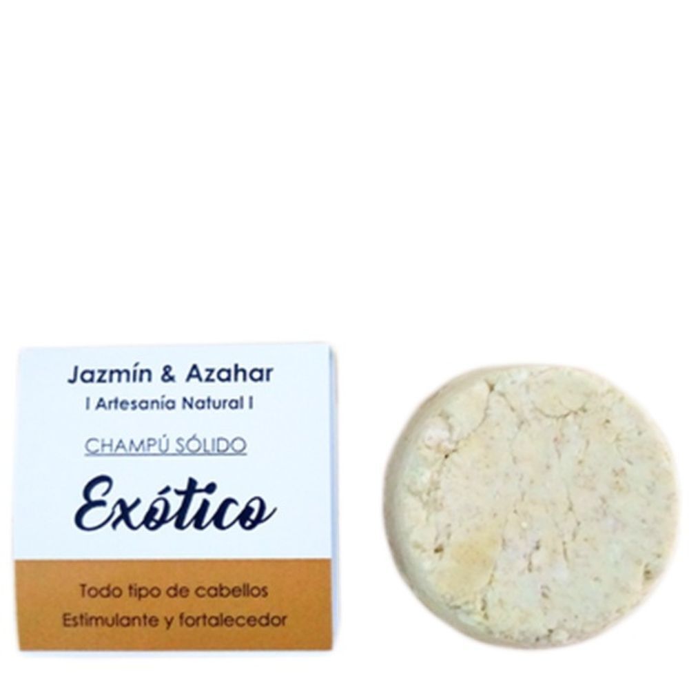 Champú Sólido Exótico Estimulante Y Fortalecedor Jazmín & Azahar 100g_0