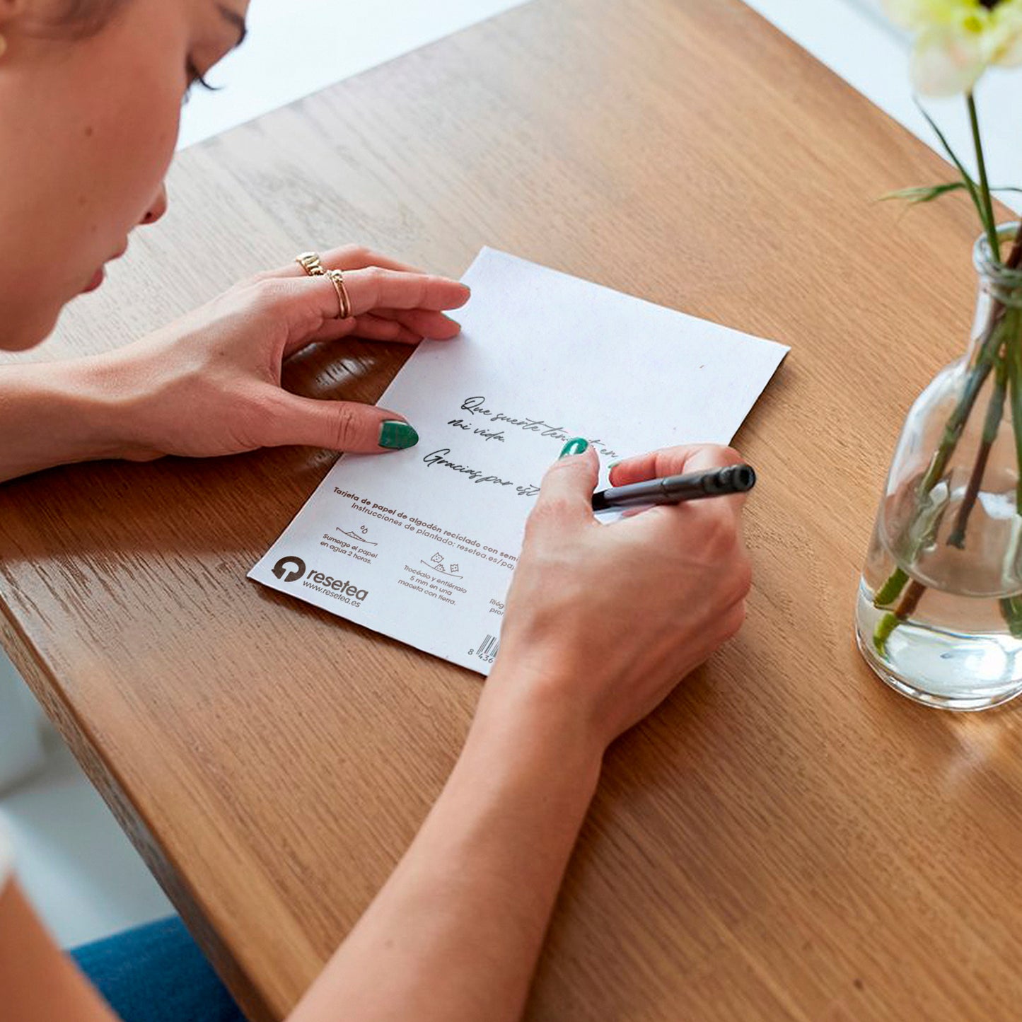 Postal Plantable Gracias Con Semillas De Manzanilla – Regalo Original Para Agradecer De Corazón | Resetea_4