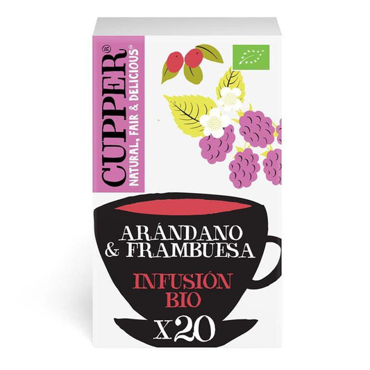 Infusion Arandano Y Frambuesa Bio Cupper 20 Bolsas