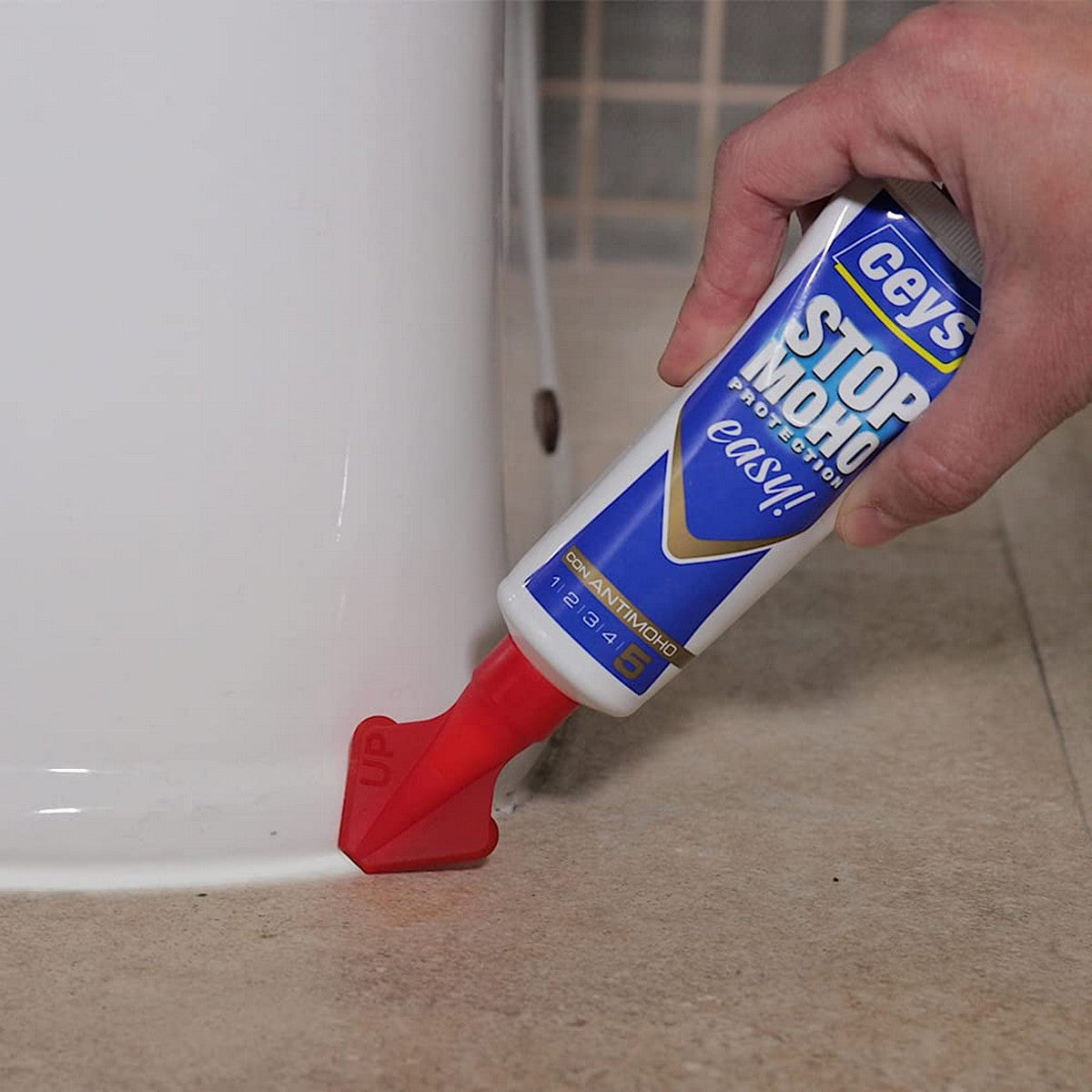 Sellador Ceys Stop Moho Easy! Blanco Silicona 70 Ml / Vetonek_5