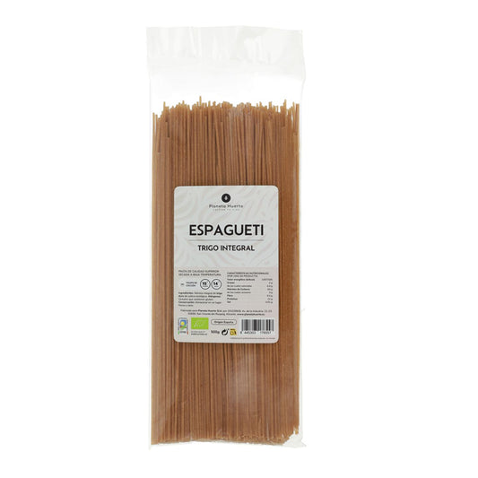 Espagueti de trigo integral ECO Planeta Huerto 500gr