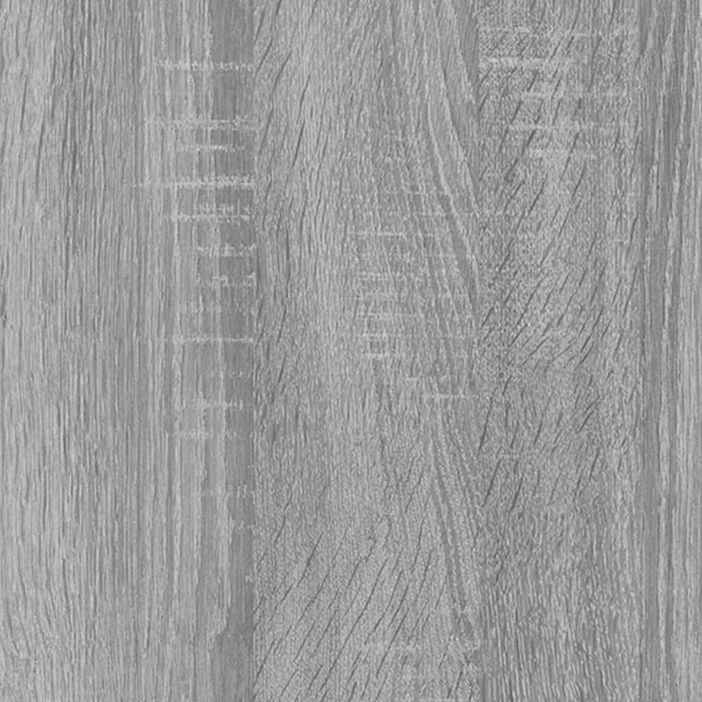Mesa De Comedor Madera Contrachapada Gris Sonoma 80x80x75 Cm_4