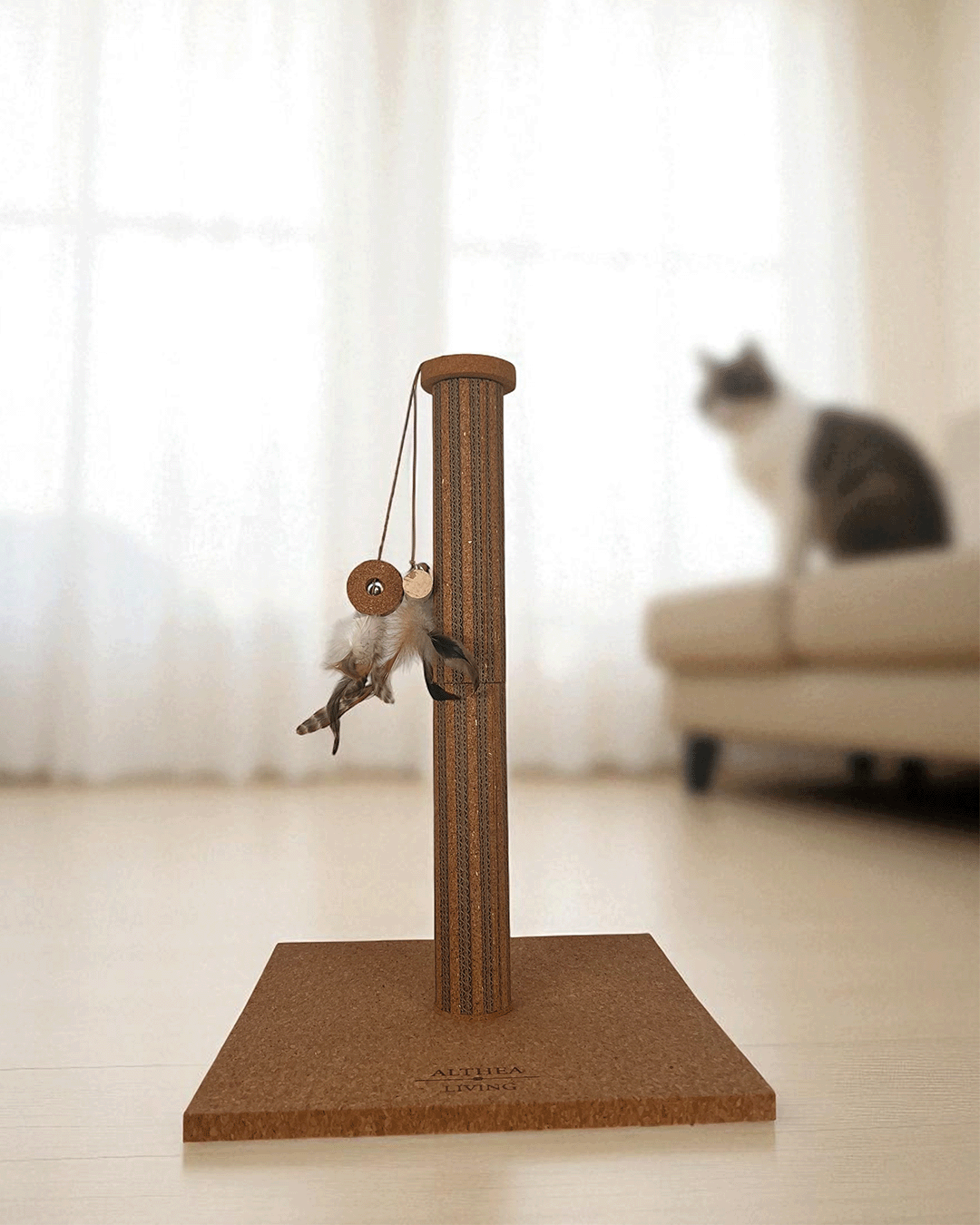 Poste Rascador De Corcho Brisa