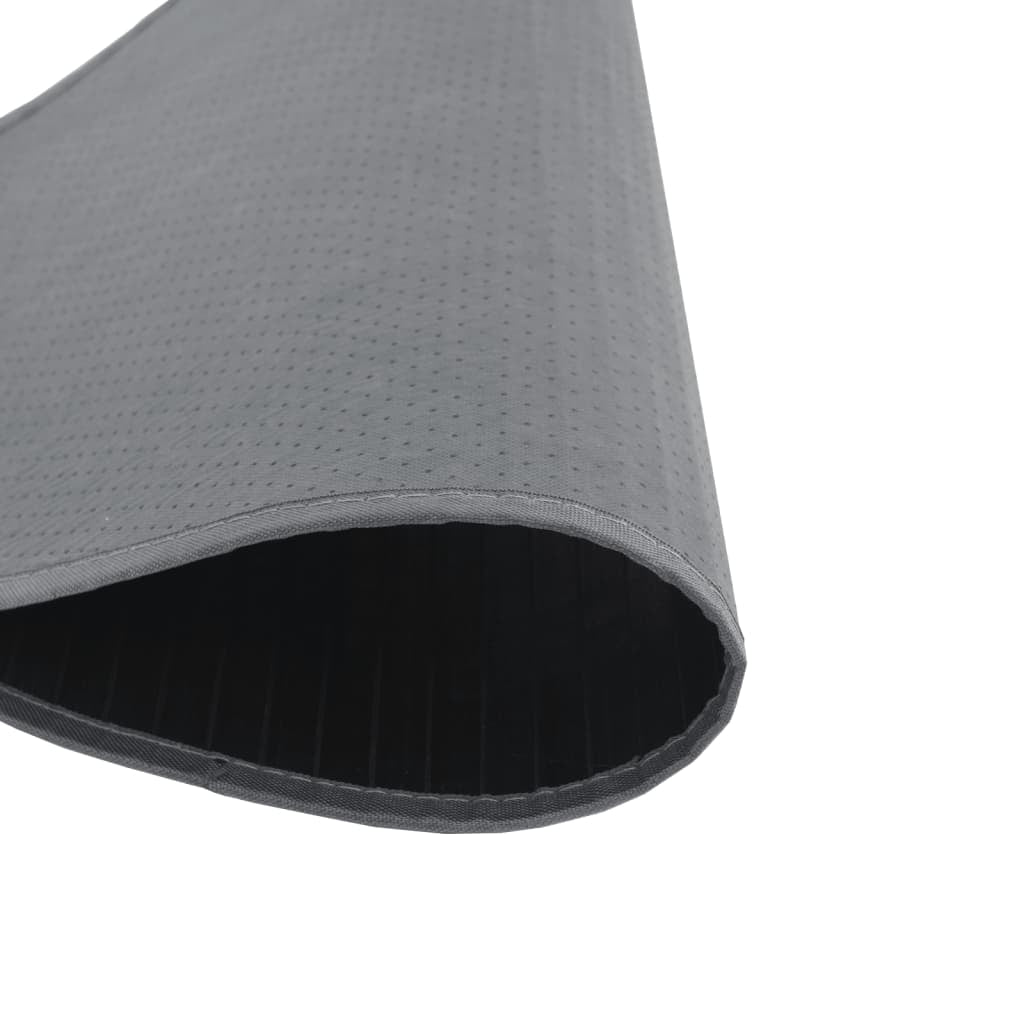 Vidaxl Alfombra Redonda Bambú Gris 80 Cm_4
