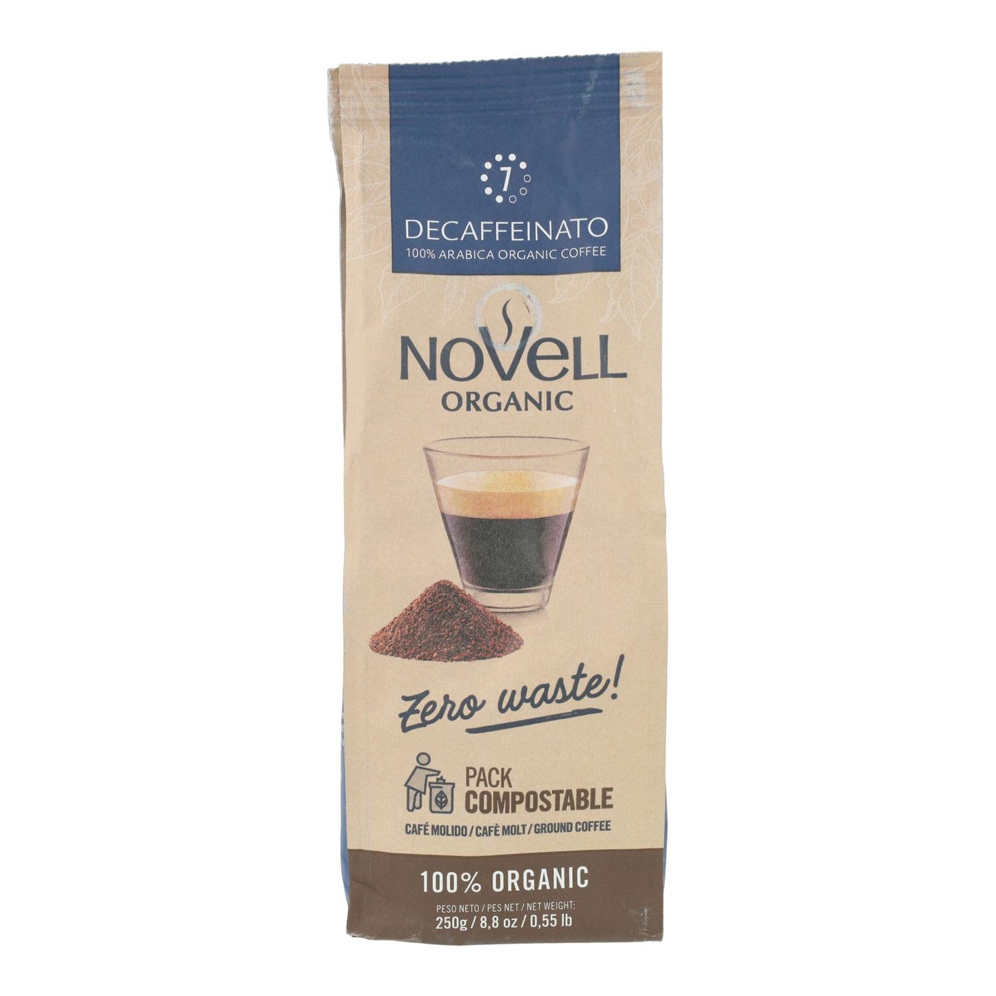 Café molido ECO descafeinado 250 g