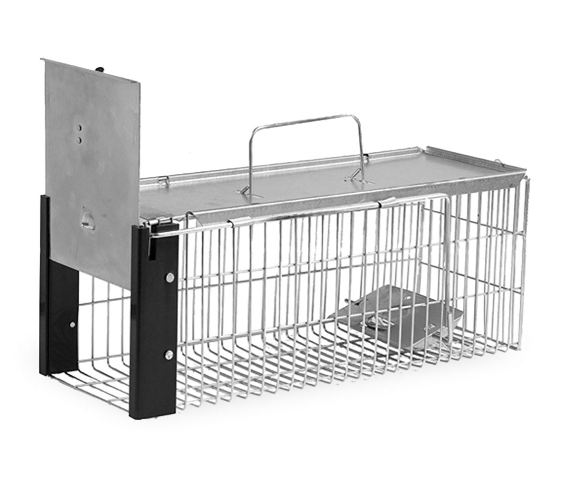 Trampa Para Ratas - Alambre Galvanizado, Reutilizable Y Segura Para Interiores Y Exteriores_0