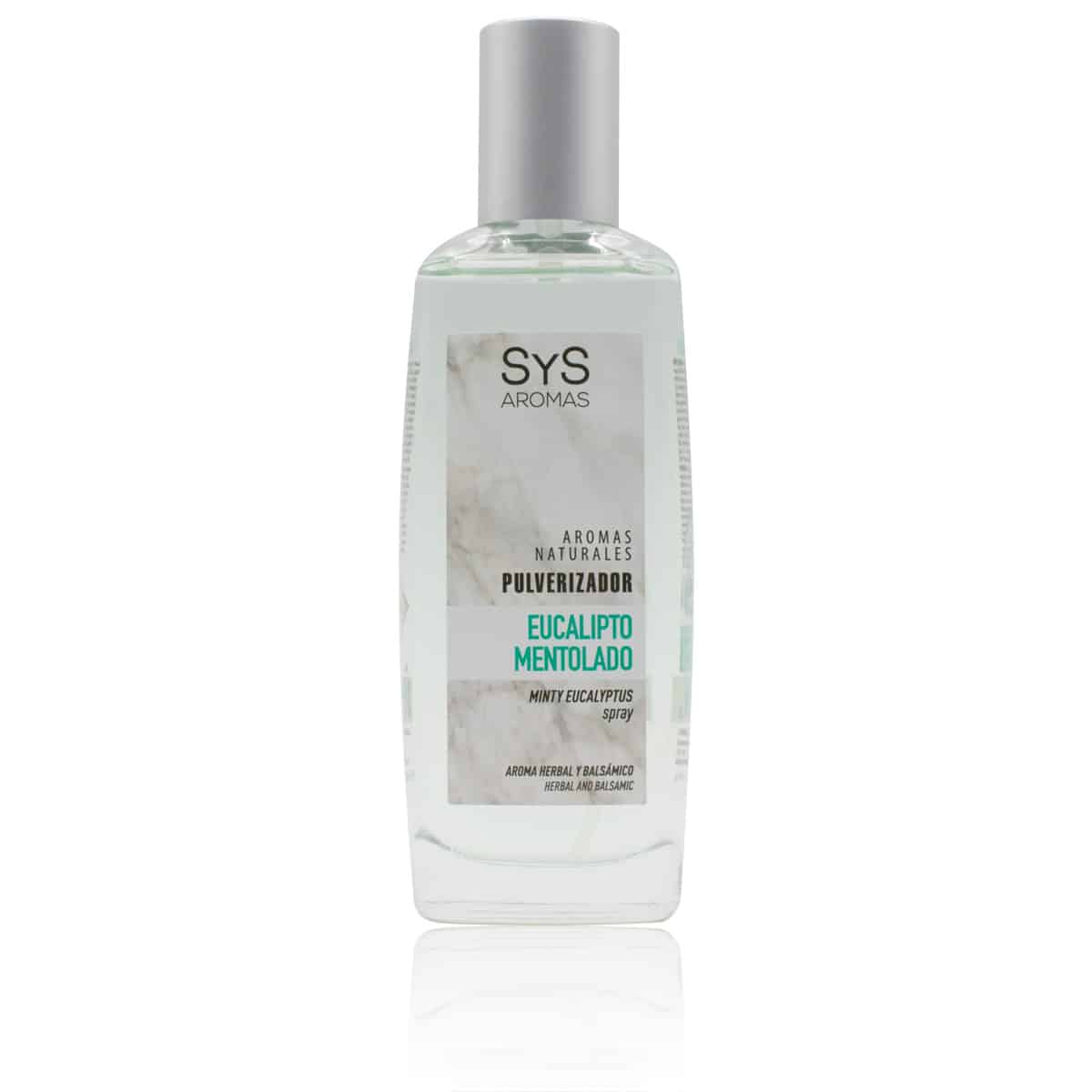 Ambientador Pulverizador Eucalipto Mentolado Mármol SYS Aromas 100 ml | Aroma Herbal y Balsámico | Refrescante_0