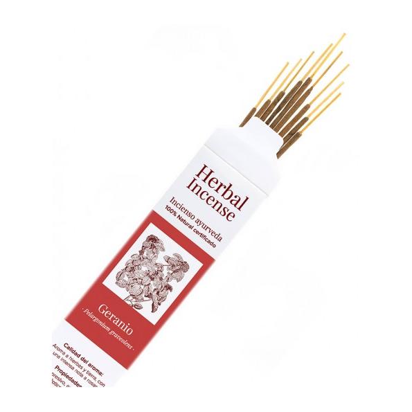 Incienso certificado de geranio Bioaroma 12 varillas