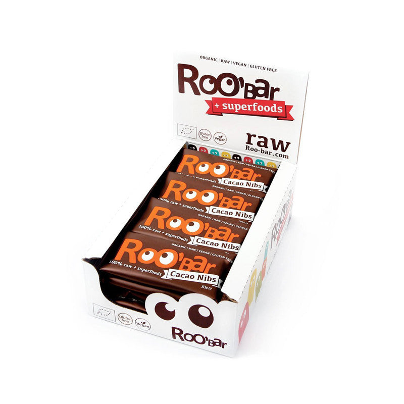Barrita Cacao Y Almendras Bio 20x30g Roobar_0