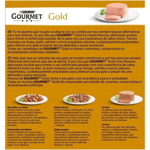 GOURMET GOLD Mousse PesOceano Multipack (8 x 85 g)