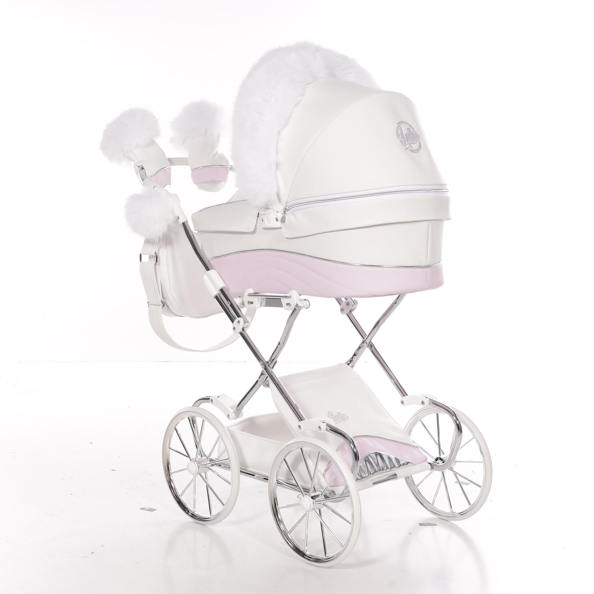 Carro De Muñecas Lulla Maxi Classic Blanco