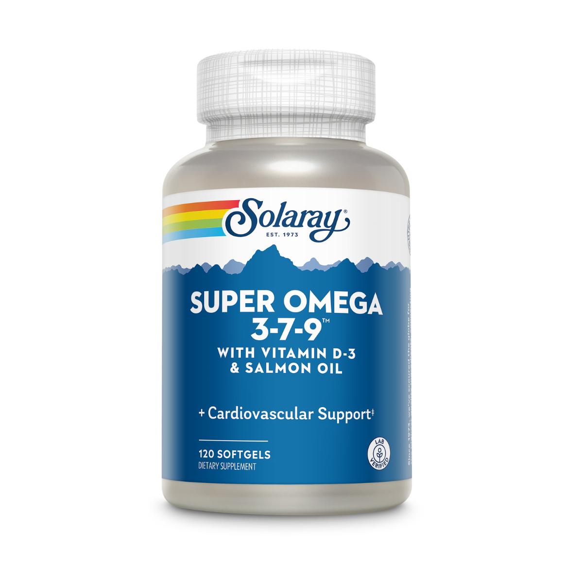 Super Omega 3-7-9 Solaray 120 perlas