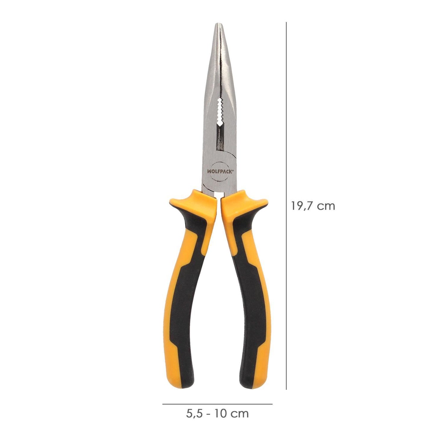 Alicates Boca Curva 200 Mm. Acero Din 5745 Alicates Punta Curva, Alicates Boca Curva Larga,