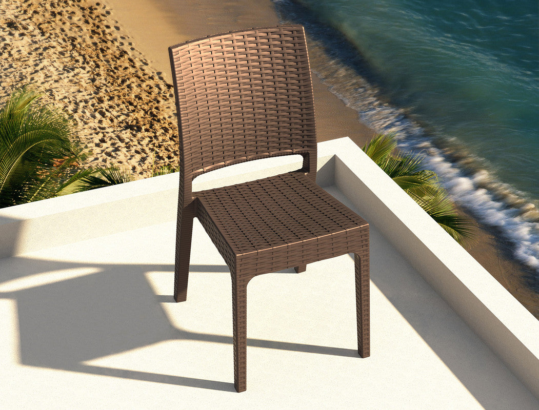 Siesta Exclusive Pack De 2 Sillones Miami Lounge Armchair Ratán Gris_5