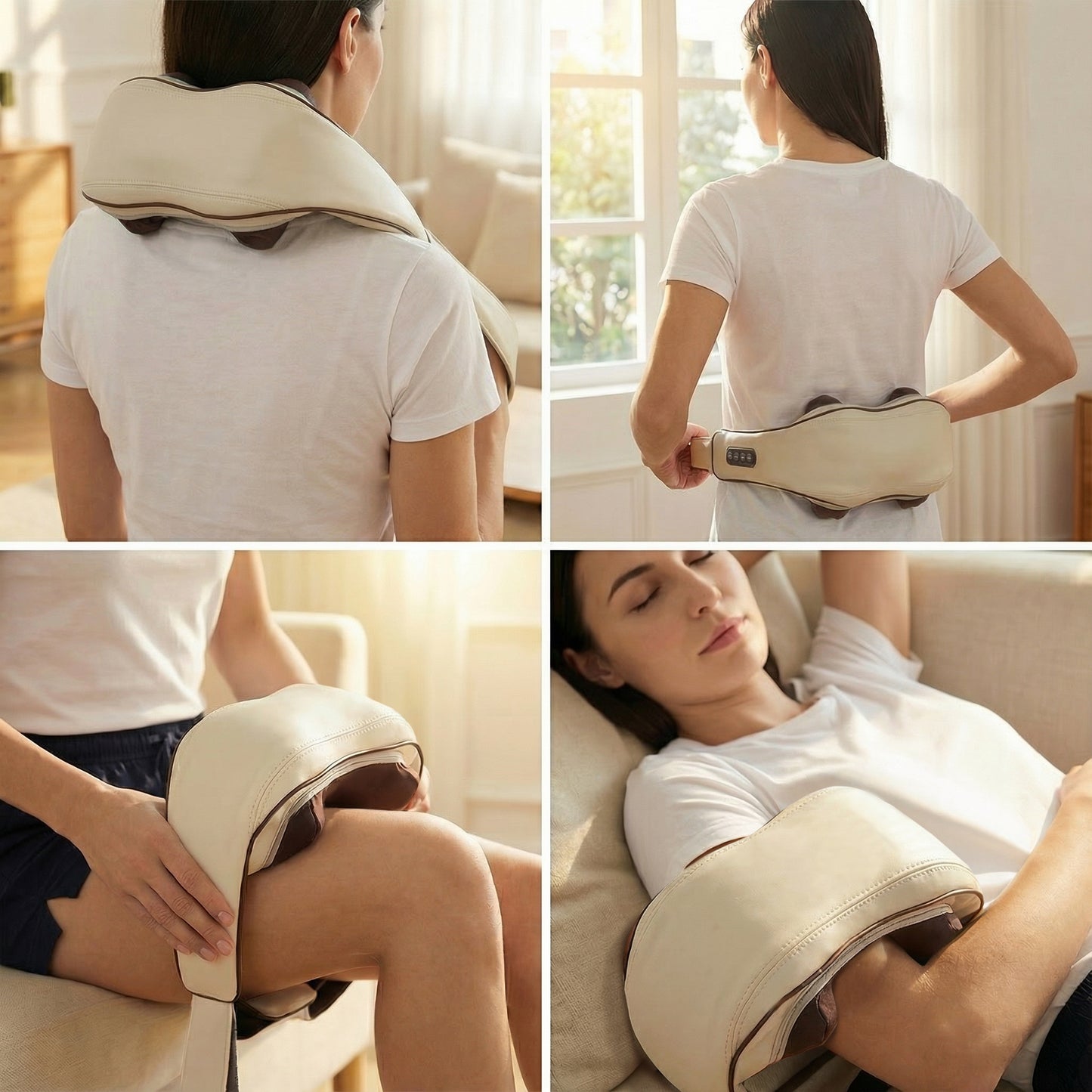 Masajeador Shiatsu De Cuello Y Hombros Con Calor – Masaje Profundo De Nuca, Espalda_5