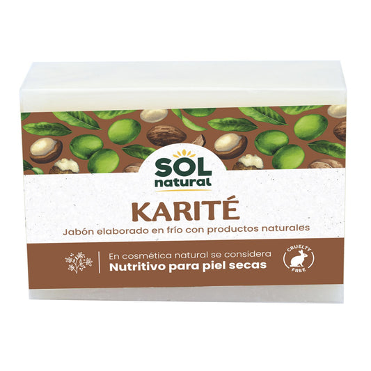 Jabón natural de karité Sol Natural 100 g