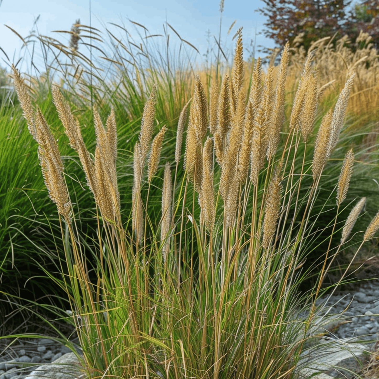 Plantas De Hierba De Caña - 2 Pzs - Calamagrostis 'overdam' - A20-30cm - ⌀23cm
