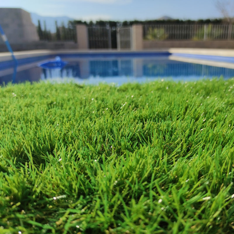 Cesped Artificial| Grosor 40mm| Suave| Mullido| Jardin Exterior| Tipo Sintético