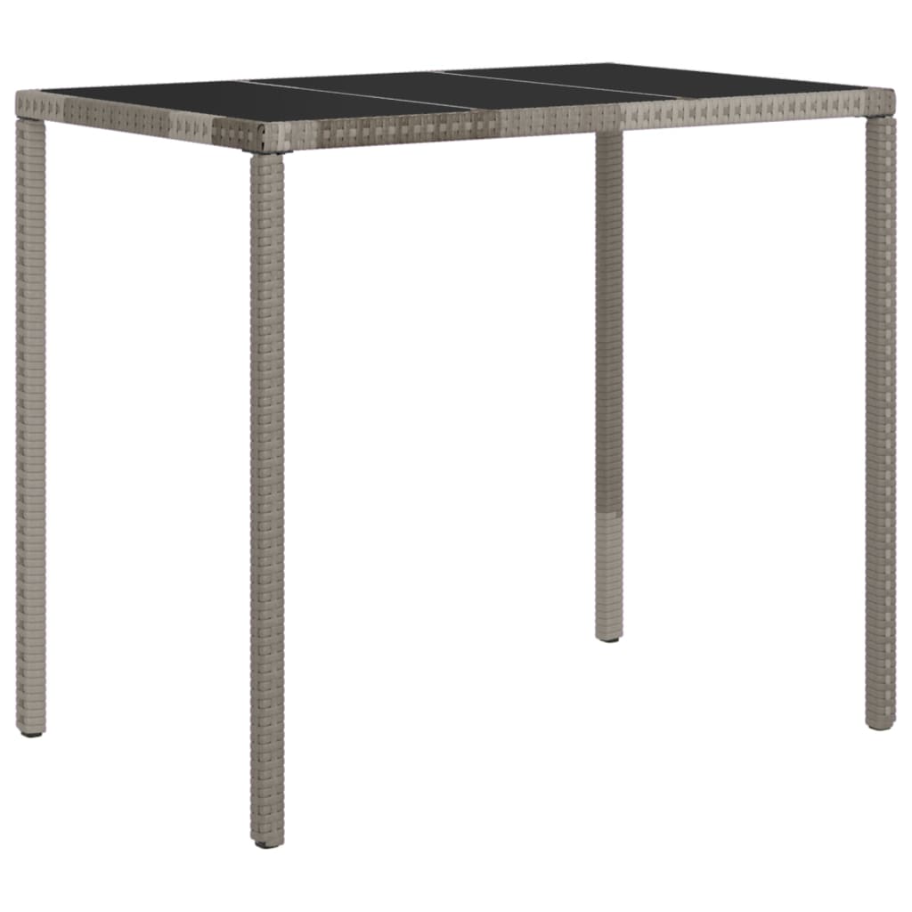 Vidaxl Set De Muebles De Jardín 4 Pzas Y Cojines Ratán Sintético Gris_5
