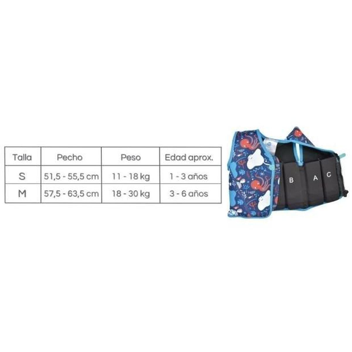 Chaleco Flotacion Under the Sea M