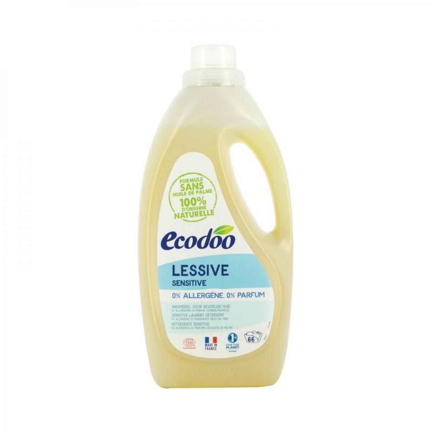 Detergente Hipoalergénico Sensitive 0% perfume Ecodoo 2 L