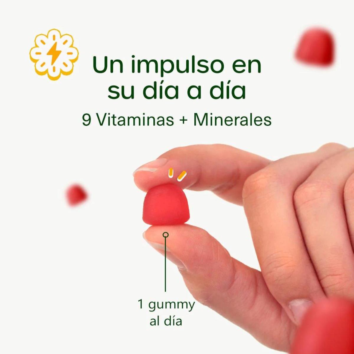 Multivitaminas para niños en gominolas sabor fresa Aldous Bio 120 gominolas