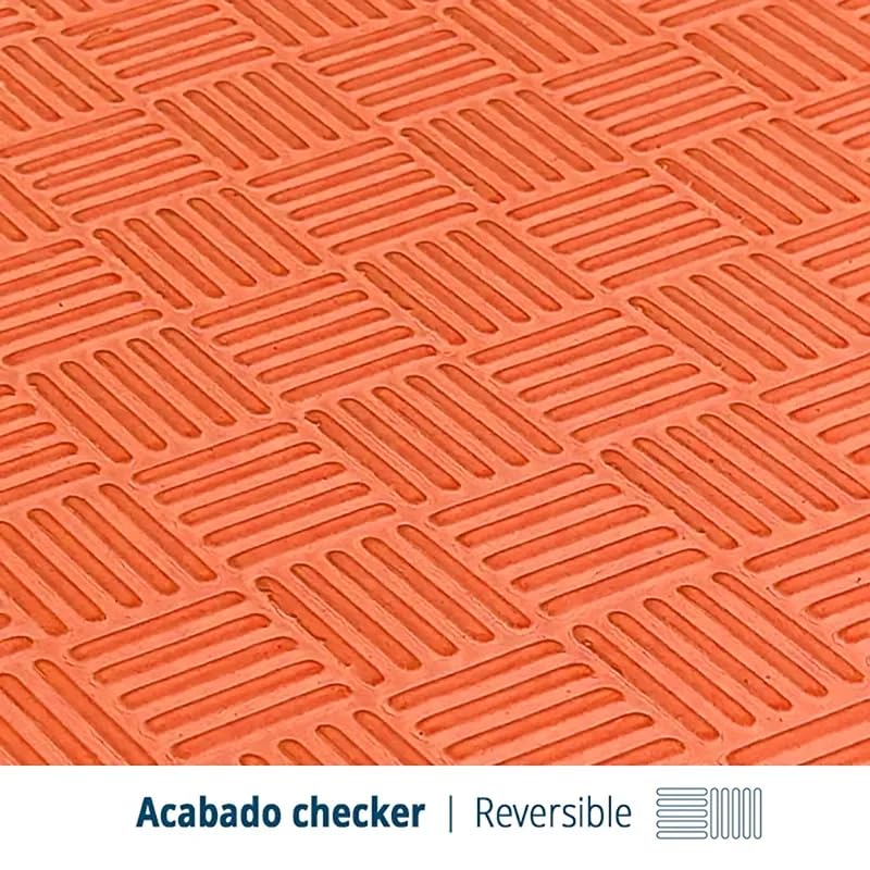 Tatami Puzzle Eva Para Suelo Infantil 1x1m X20mm Naranja - Lila Pack Ahorro 4 Unidad_5