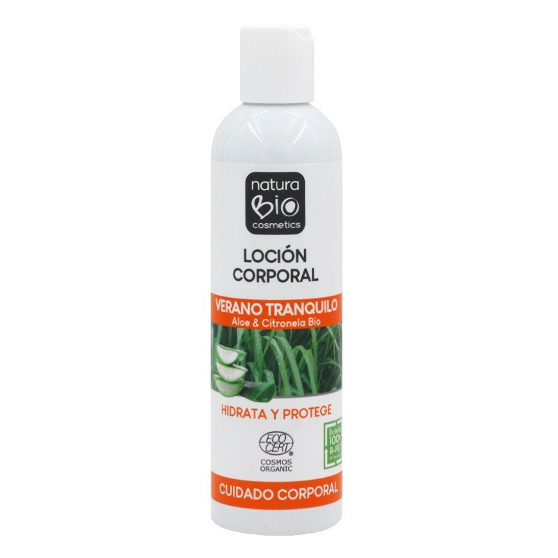 Loción corporal verano tranquilo Citronela NaturaBIO 250 ml