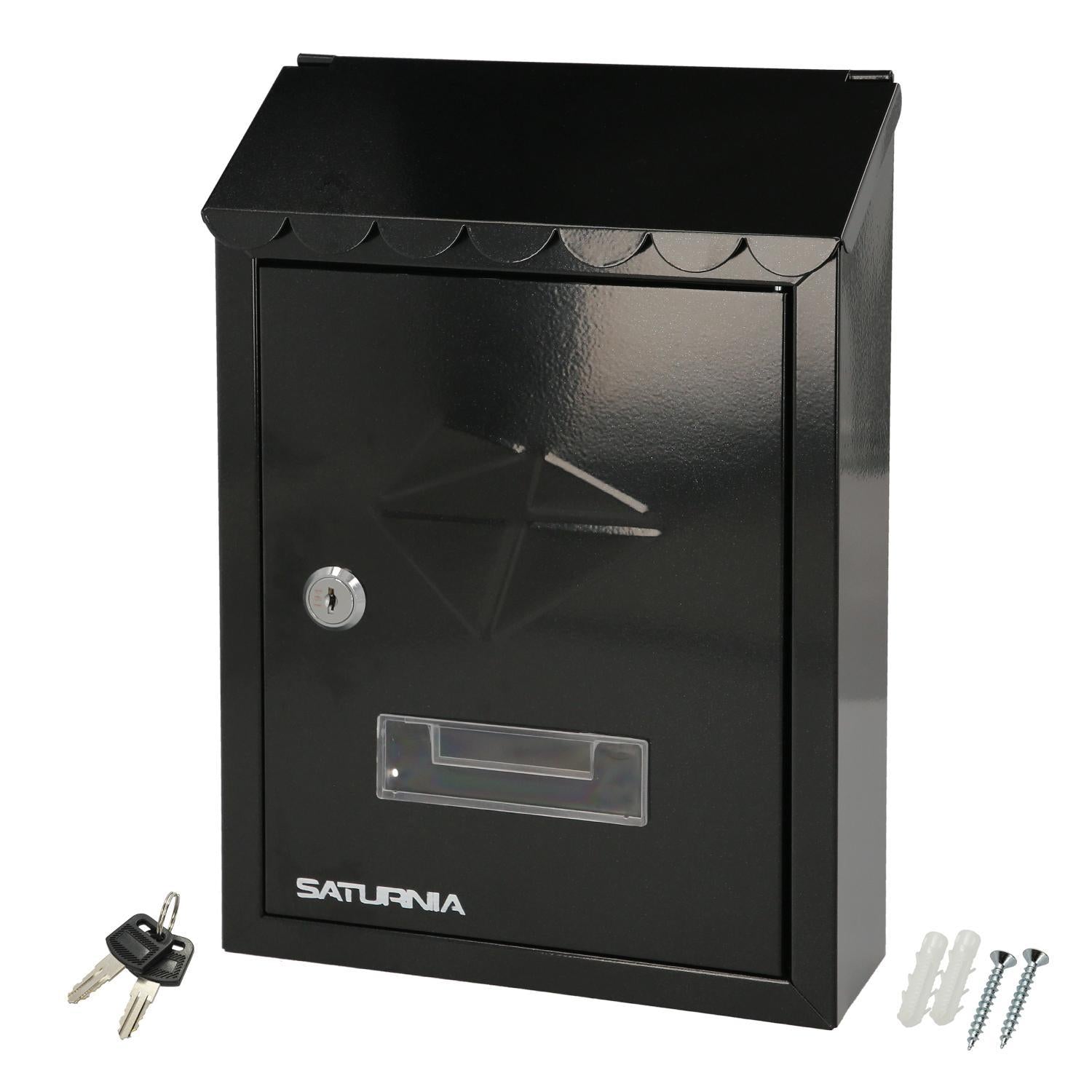 Buzon Exterior Residence 205 X 300 X 70 Mm. Negro