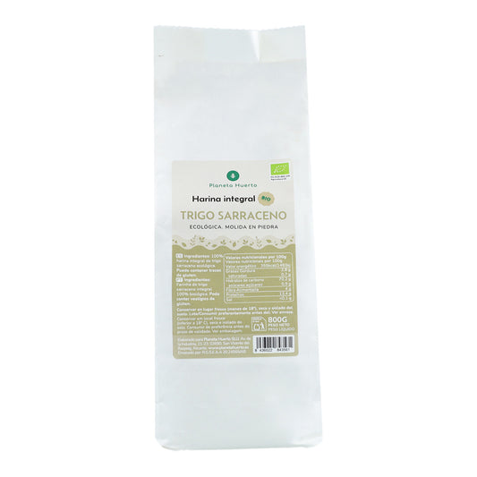 Harina Integral Trigo Sarraceno Eco Planeta Huerto 800 g