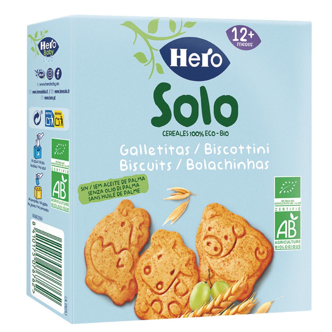 Pack 7x Galletitas animales Solo Cereales 100 g-Hero Solo