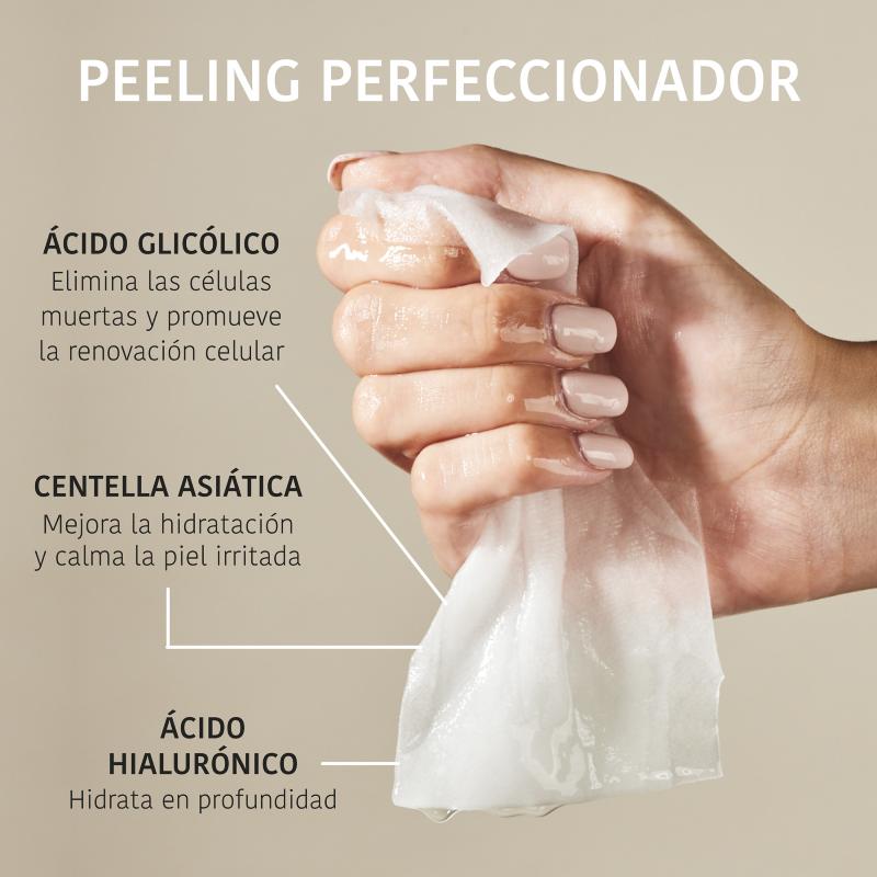 Mascarilla Facial Tisú Peeling Piel Perfecta Ácido Glicólico Iroha Nature 23 ml