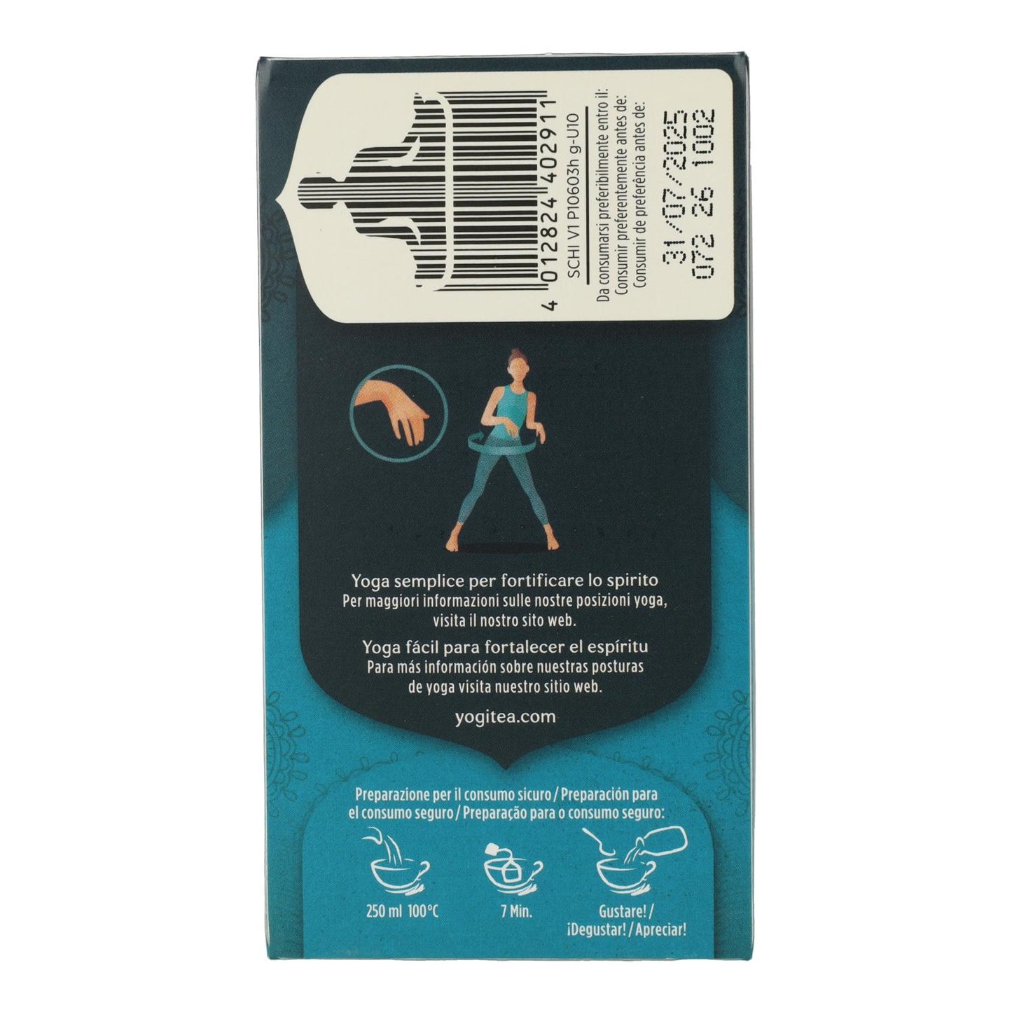 Yogi Tea BIO Chili dulce, 17 bolsitas