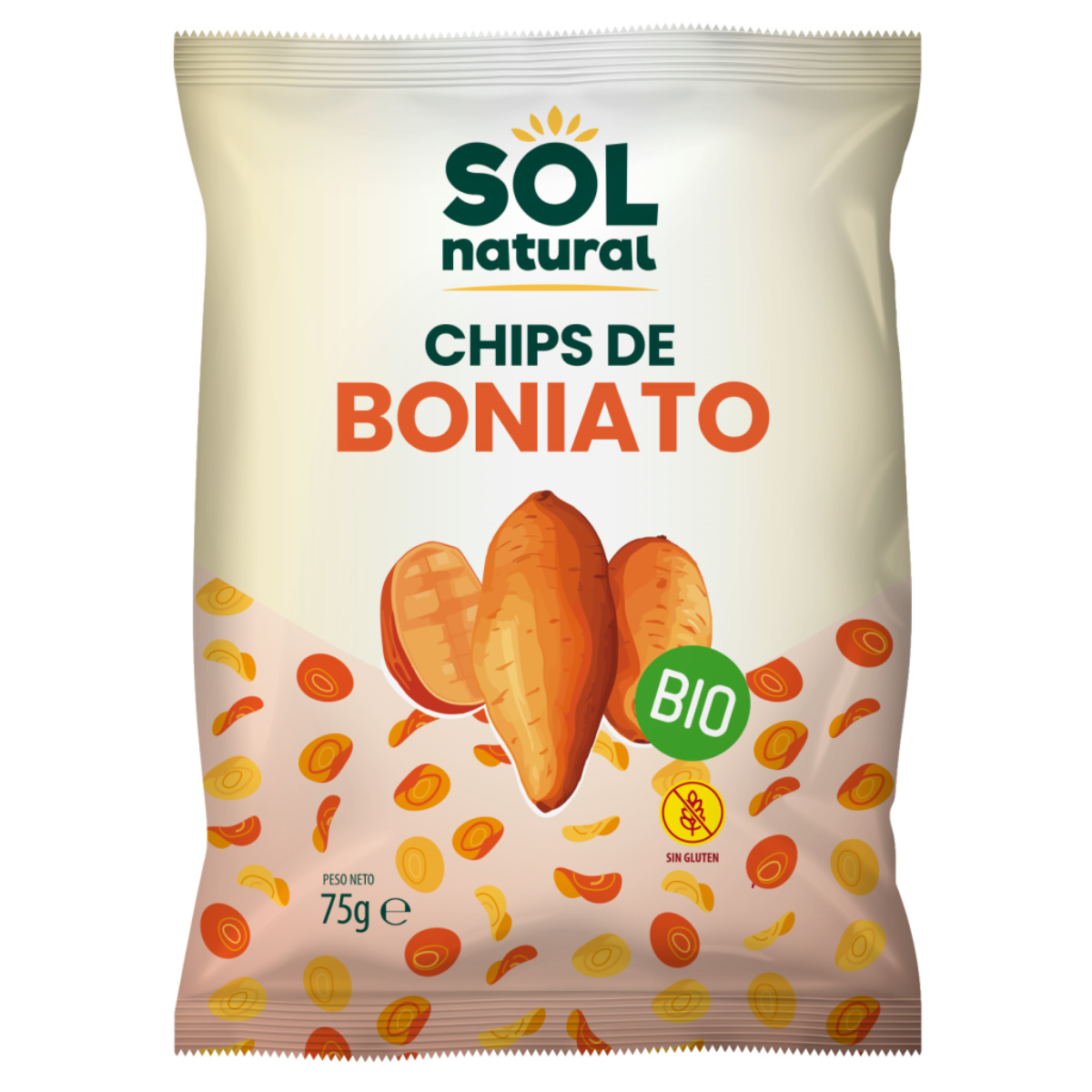 Chips de Boniato bio Sol Natural 75 g
