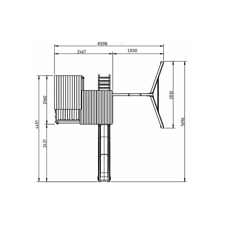 Parque Infantil Masgames Palazzo Xl Con Columpio Individual.