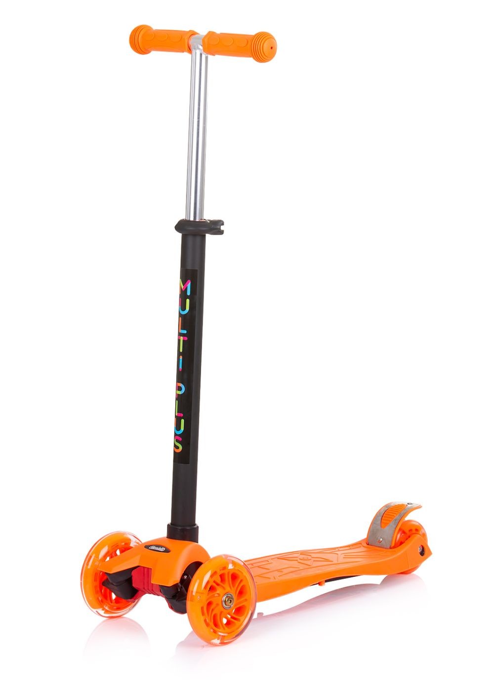 Patinete Infantil 3 En 1 Multi Plus Con Asiento Y Mango Parental Orange_4