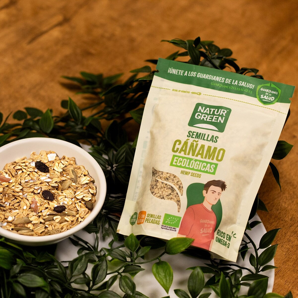 Semillas de Cáñamo peladas Naturgreen 200 g